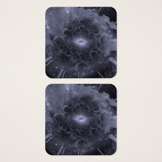 Face oeil et horloge (Devant & derrière)