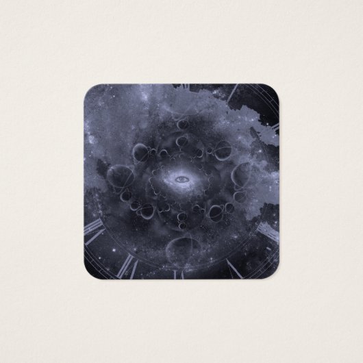 Face oeil et horloge (Devant)