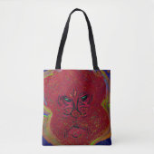 Face of a Flame Medium Tote Bag (Devant)