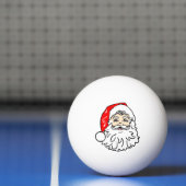 Face of Santa Claus Pingpongballen (Net)