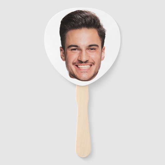 face-on-hand ventilator | Custom Bachelorette Part Handwaaier (Voorkant)