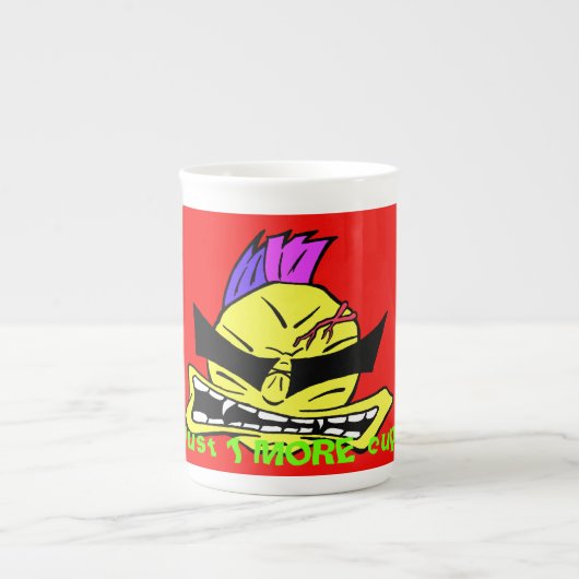 Face One Cup Porselein Kop (Voorkant)