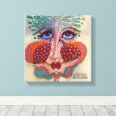 Face op Canvas Afdruk (Insitu (Houten vloer))