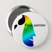 Face Painter Button (Voorkant /achterkant)