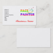 Face Painter Visitekaartje (Voorkant / Achterkant)