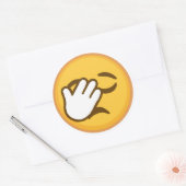 Face Palm Ronde Sticker (Envelop)