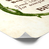 Face Powder Ad vanaf 1907 (gekleurd) Poster (Hoek)