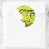 Face Ronde Sticker (Tas)