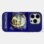 face soleil/ face lune iphone 6 coque (Verso (horizontal))