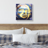 face soleil/ face lune toile enveloppée (Insitu(Chambre))