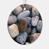Face Stone Keramisch Ornament (Links)