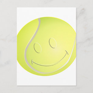 FACE TENNIS BALL BRIEFKAART