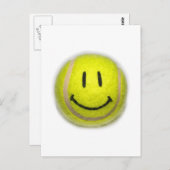 Face Tennis Ball Briefkaart (Voorkant / Achterkant)