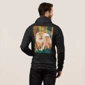 FACE THE SUN Chow hoodie met rits (Achterkant volledig)