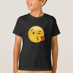 Face Throting a Kiss Emoji T-shirt