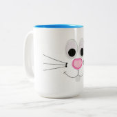 Face Tweekleurige Koffiemok (Voorkant links)