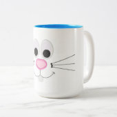 Face Tweekleurige Koffiemok (Voorkant rechts)