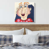 Face van de muur van het filanvas canvas afdruk (Insitu (Slaapkamer))