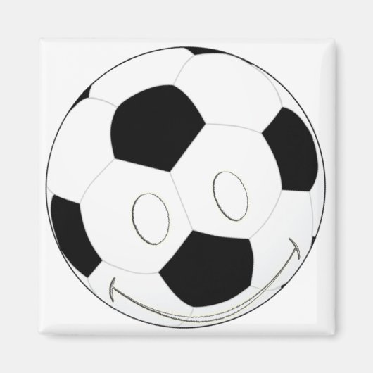FACE-VOETBAL MAGNEET (Voorkant)