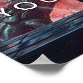 Face Your Fears - Krijger vs Dragon - Succes Poster (Hoek)