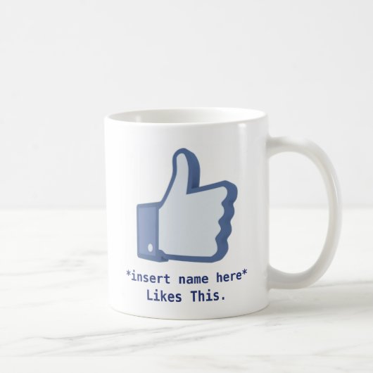 Facebook aiment la tasse (Droite)