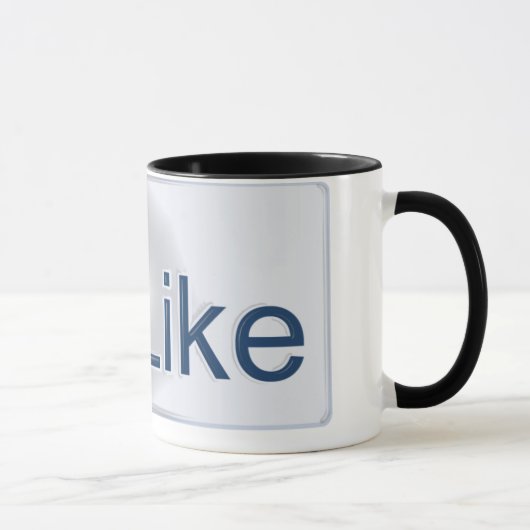 Facebook aiment la tasse de bouton (Droite)