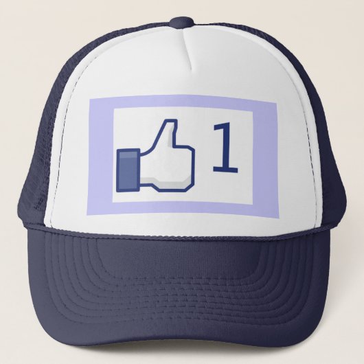 Facebook aiment le casquette de bouton (Devant)