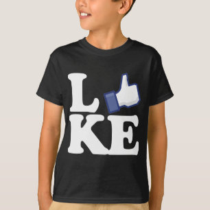 facebook als donker t-shirt