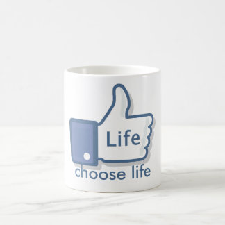 Facebook als Life Thumbs-up Koffiemok