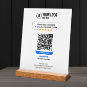 Facebook Avis QR Code Note Mon entreprise 5 étoile
