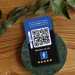 Facebook Business Review met QR Code Visitekaartje