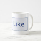 Facebook "comme" la tasse (Devant droit)