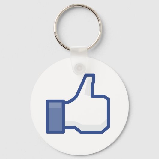 facebook duikt op als grafisch Sleutelhanger (Voorkant)