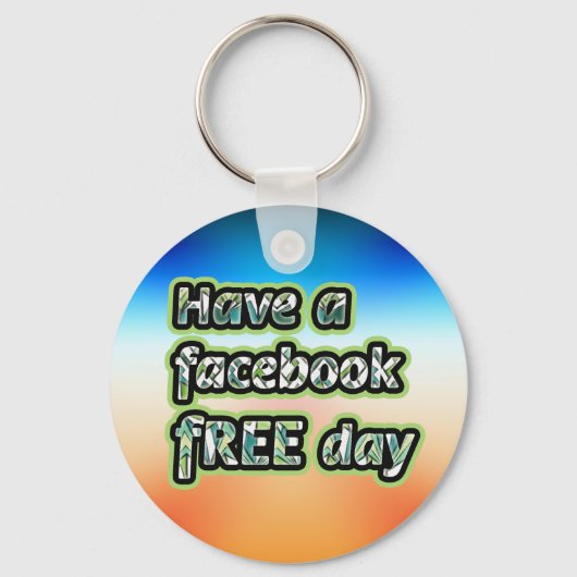 Facebook Free Day Sleutelhanger (Voorkant)