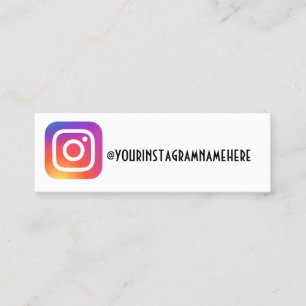 facebook instagram social media post visitekaartje