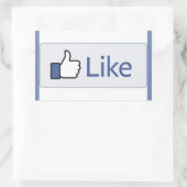 Facebook J'aime les autocollants (Sac)