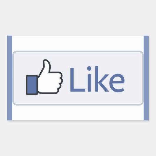 Facebook J'aime les autocollants (Devant)