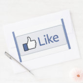 Facebook J'aime les autocollants (Enveloppe)