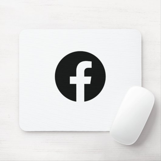 Facebook-Logo Muismat (Met muis)