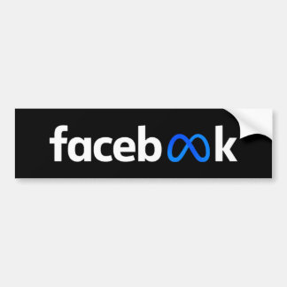 Facebook Meta Logo Bumpersticker