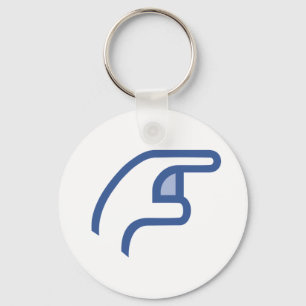 facebook POKE me Sleutelhanger