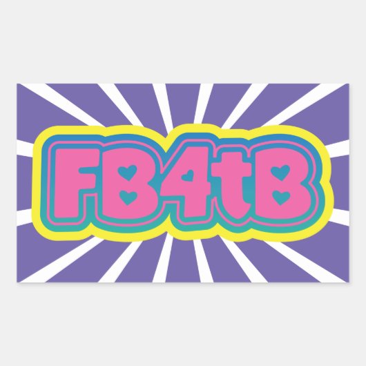 Facebook pour les autocollants aveugles ! (Devant)