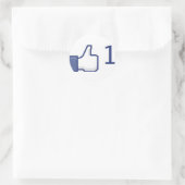 Facebook Poussait, comme des autocollants (Sac)