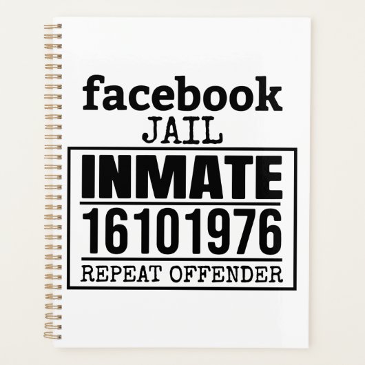 Facebook Prisonnier récidiviste (Devant)