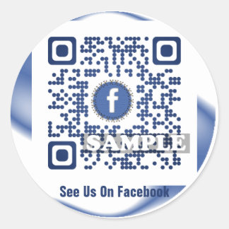 Facebook QR Code Sticker (Sjabloon Net2label QR#53