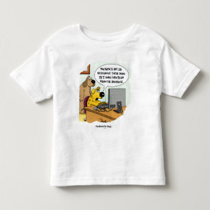 Facebook voor honden kinder shirts