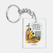 Facebook voor honden sleutelhanger (Voorkant Links)