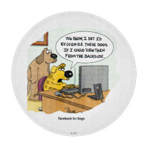 Facebook voor honden snijplank