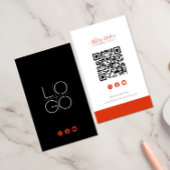 Facebook YouTube Social Media QR Code installeren Visitekaartje