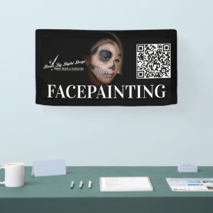 Facepainting Banner voor Verjaardag Evenementen Bu